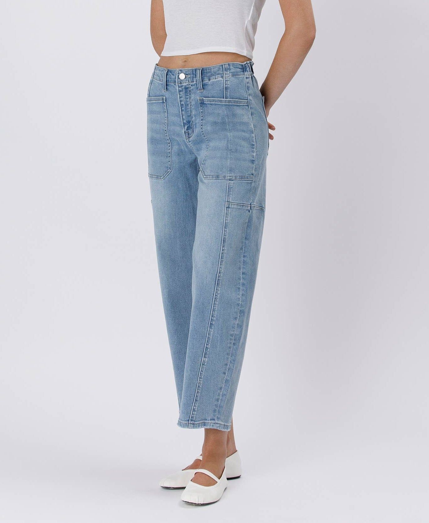 HIGH RISE ELASTIC BAND BARREL