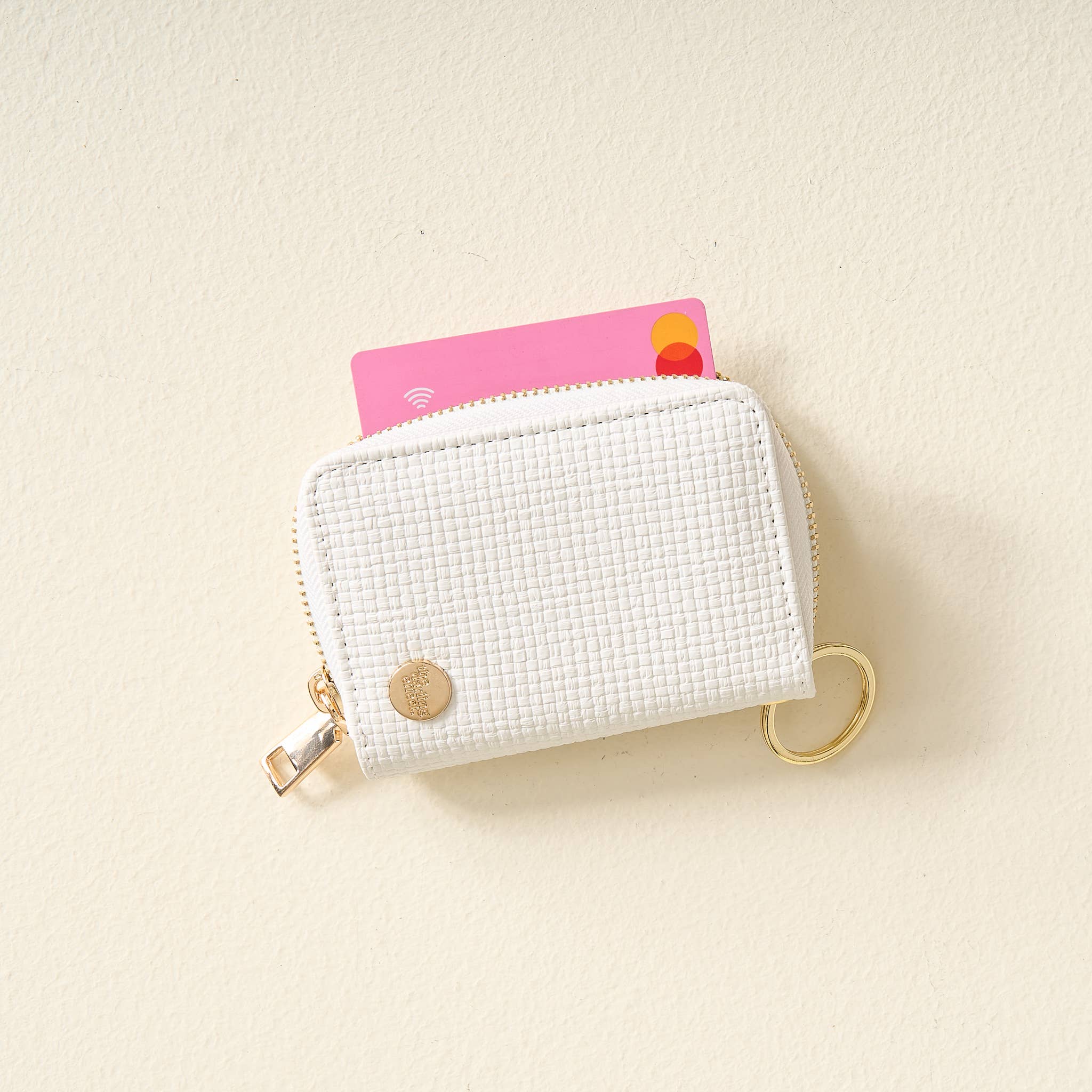 Zip Around Wallet-White