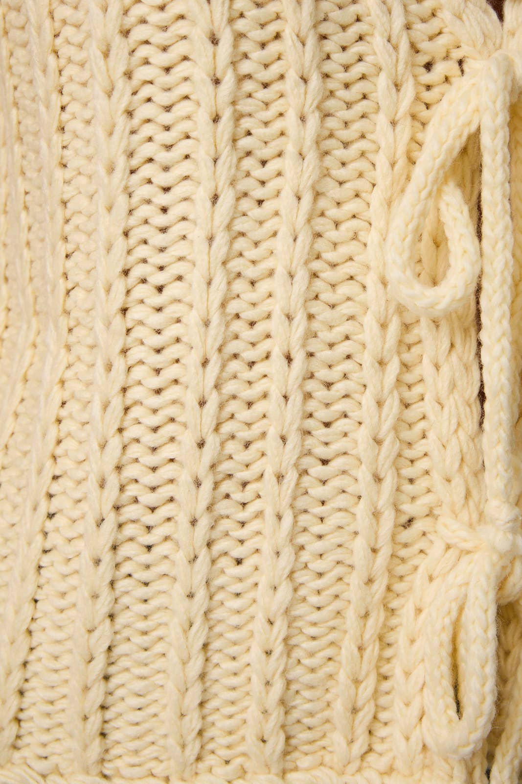 Yellow Chunky Sweater Vest