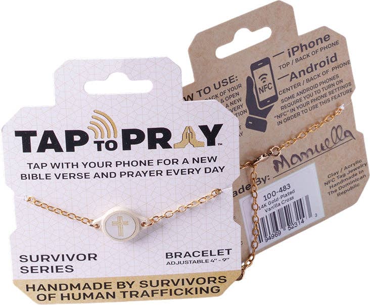 4K Gold-Plated Tap To Pray® Chain Bracelet