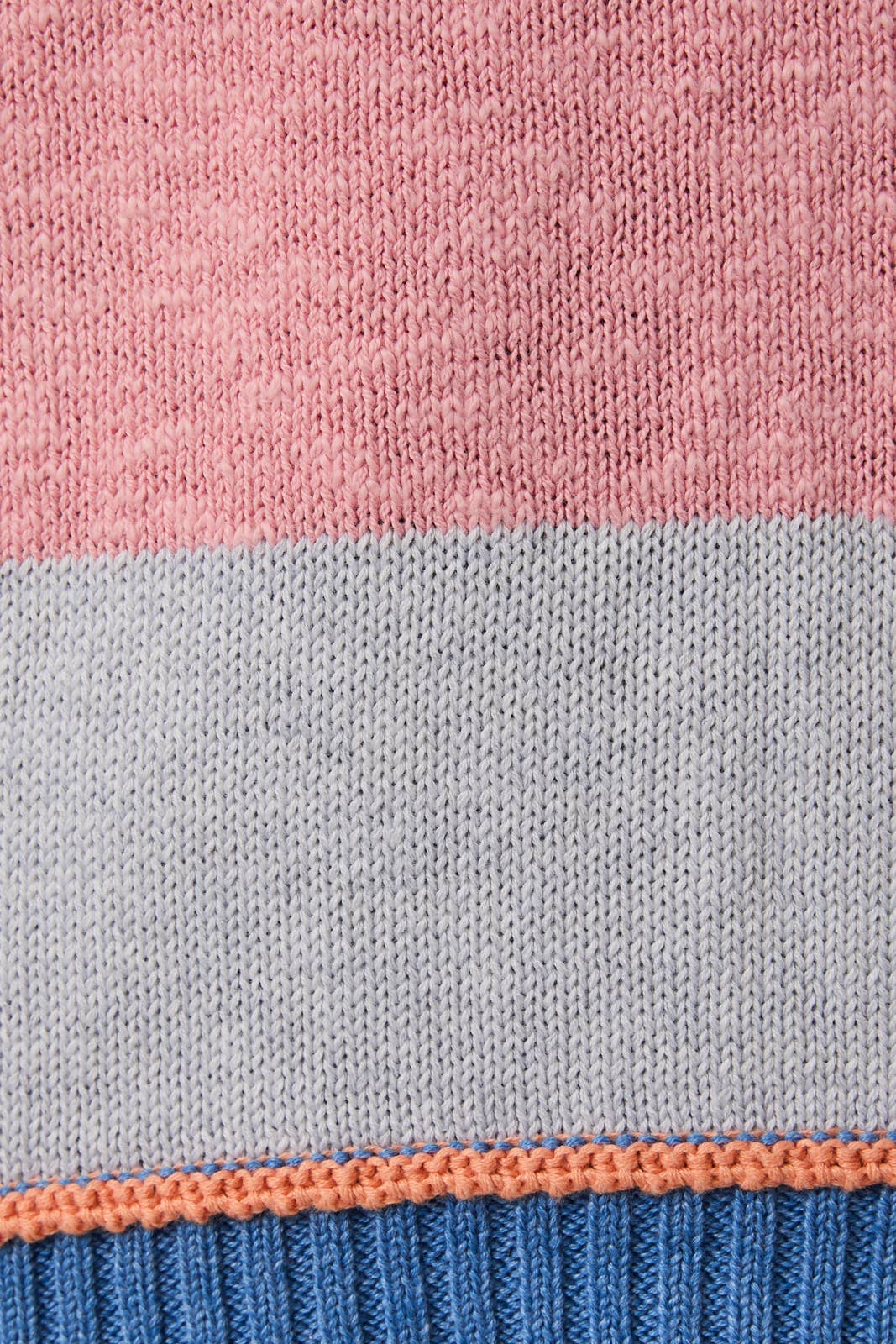 Grey & Pink Block Sweater