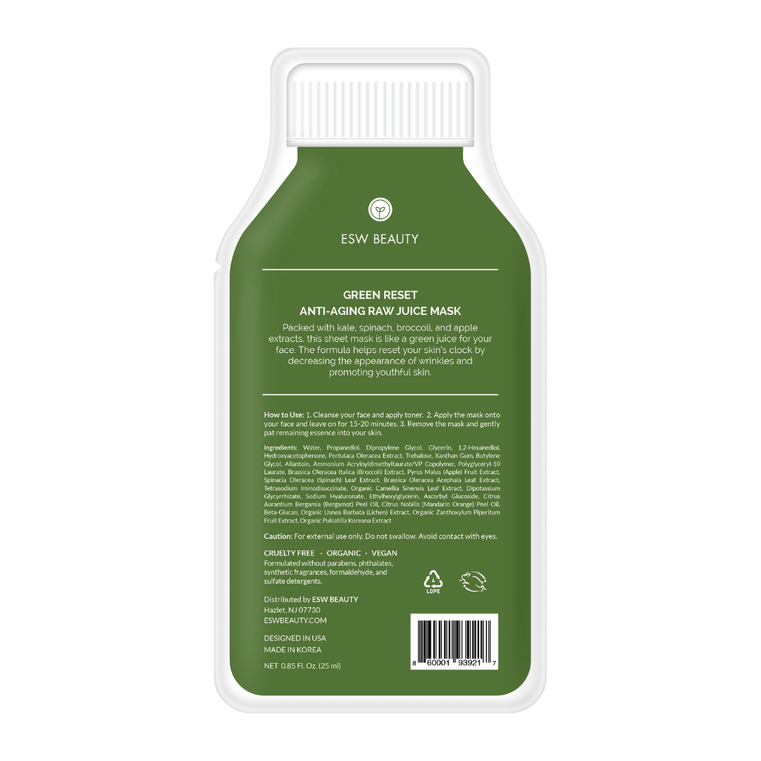 Green Reset Raw Juice Sheet Mask