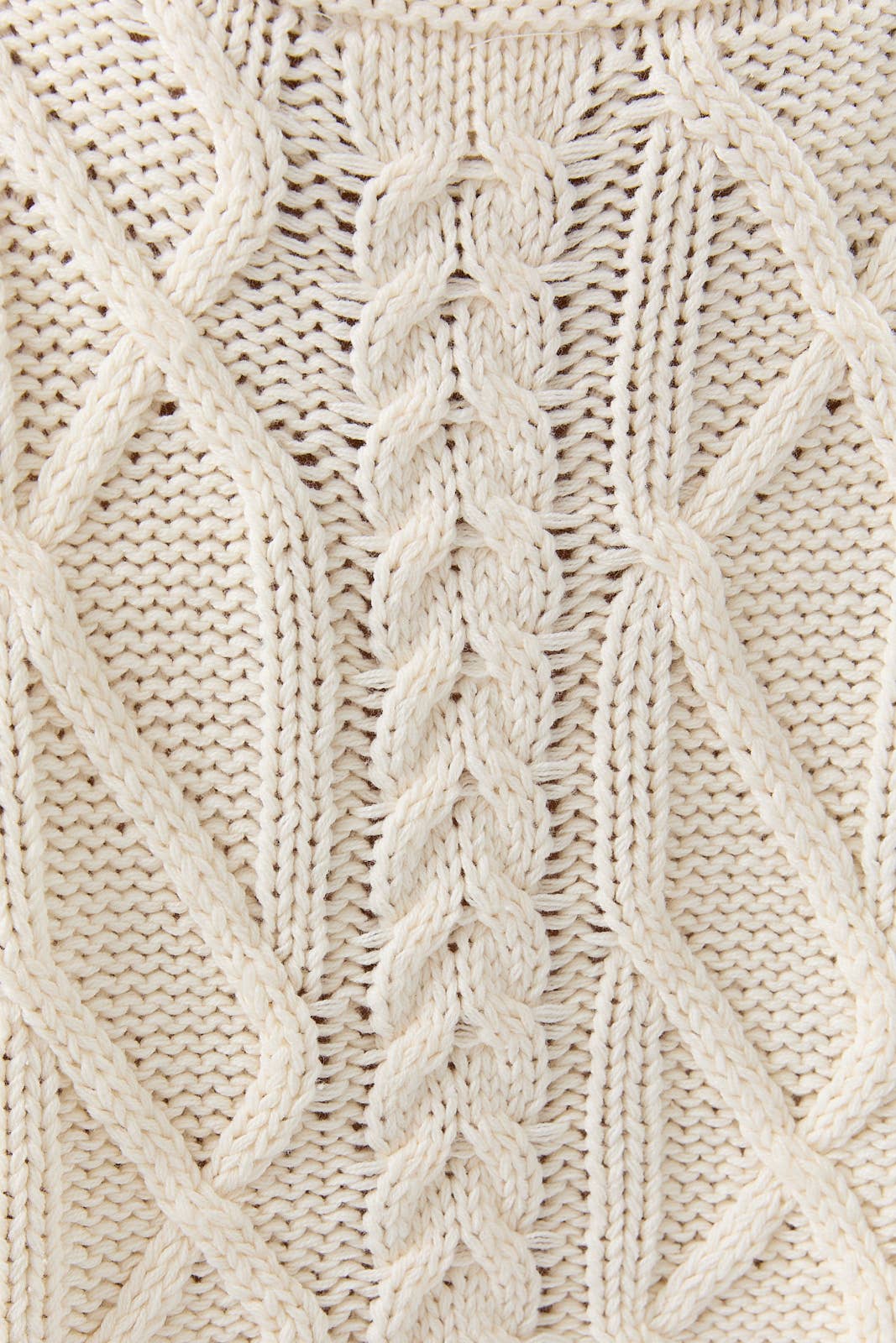 Cream Knit Short Sleeve Sweater