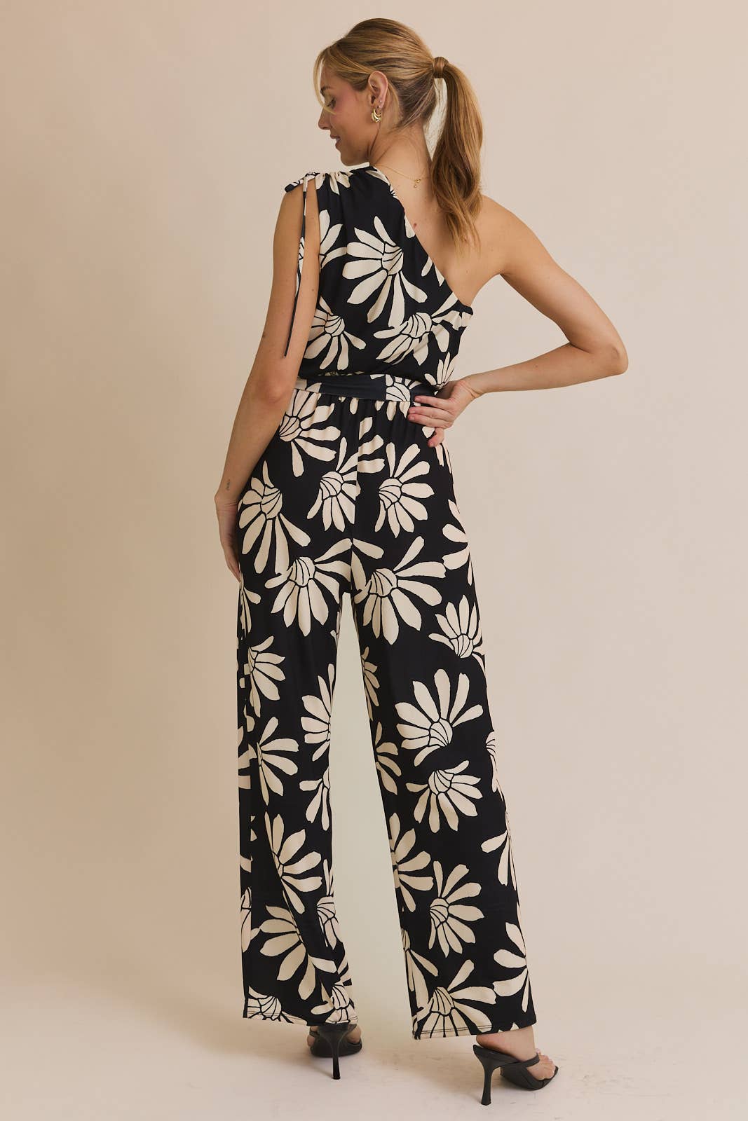 Floral One Shoulder Jumpsuit - FINAL SALE