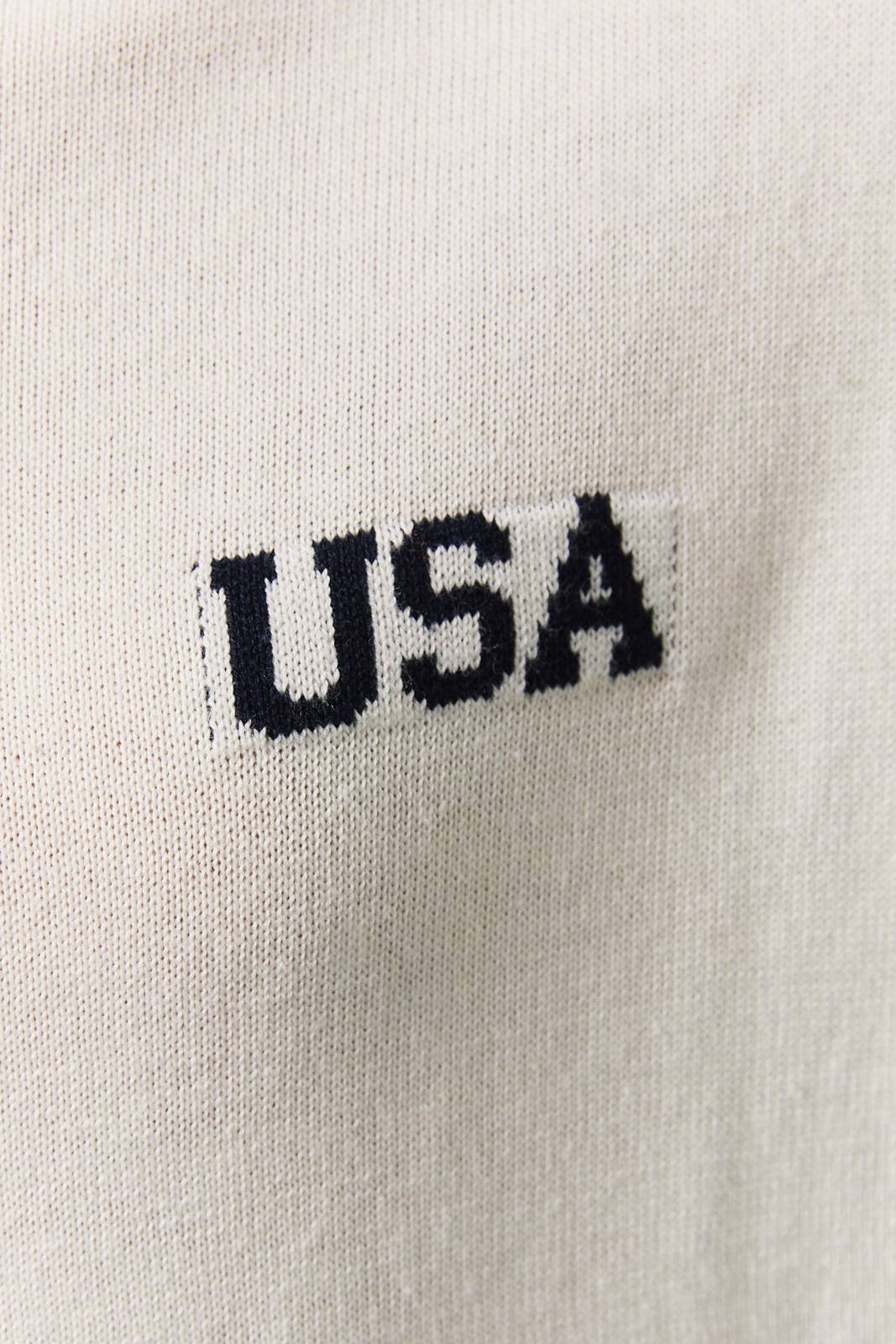 Long Sleeve Collared USA Sweater