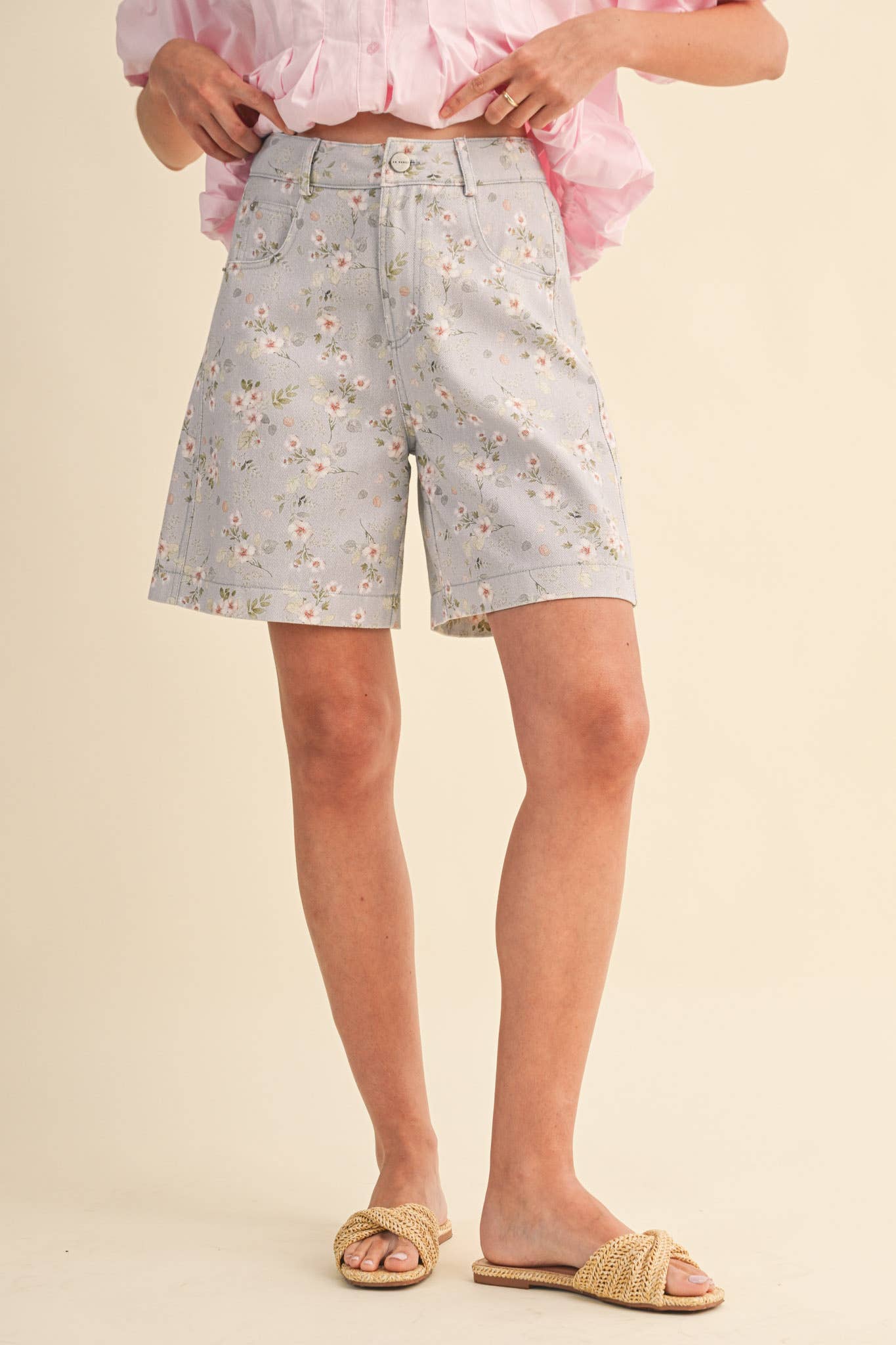Floral Bermuda Shorts