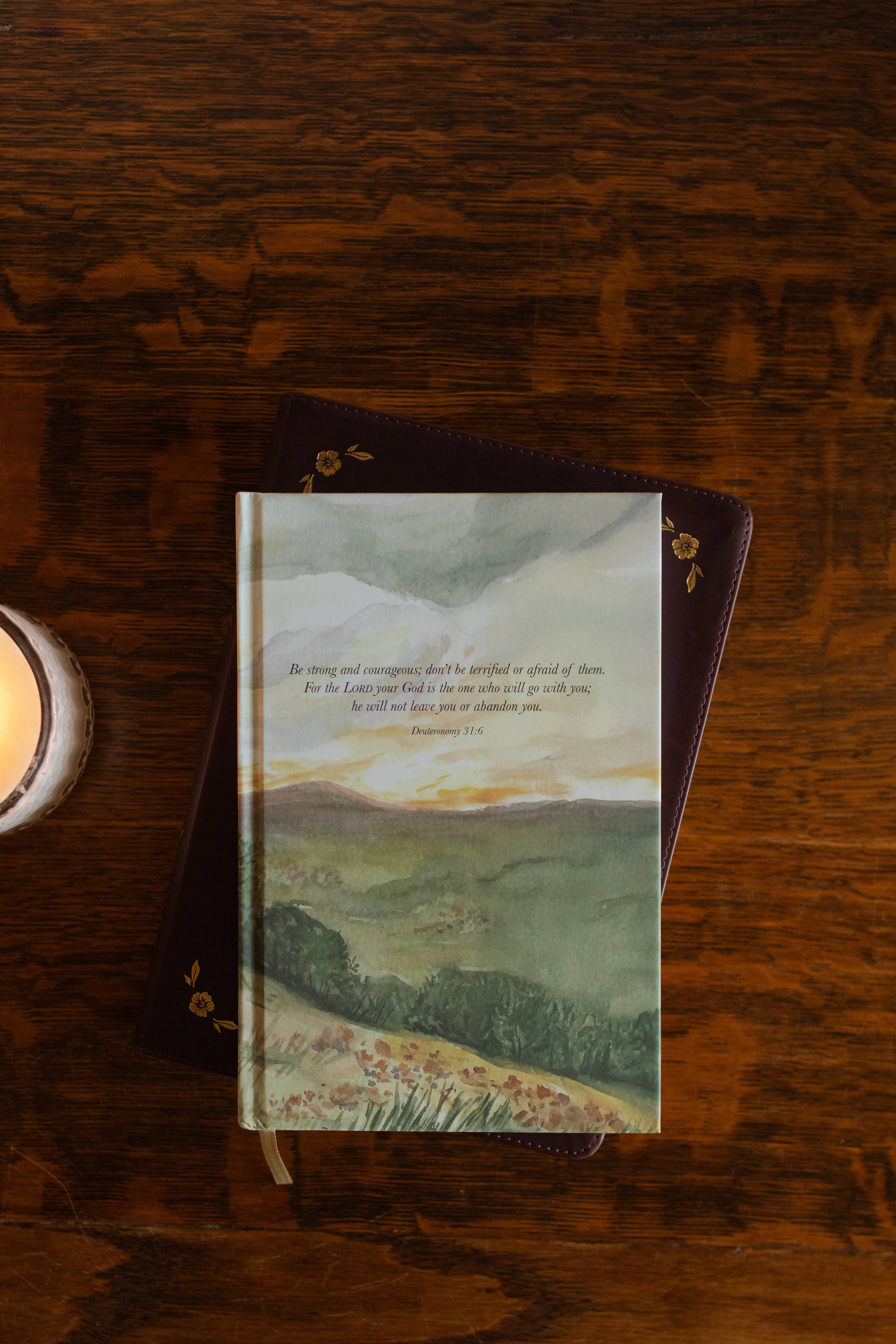 Strong and Courageous Lined Journal