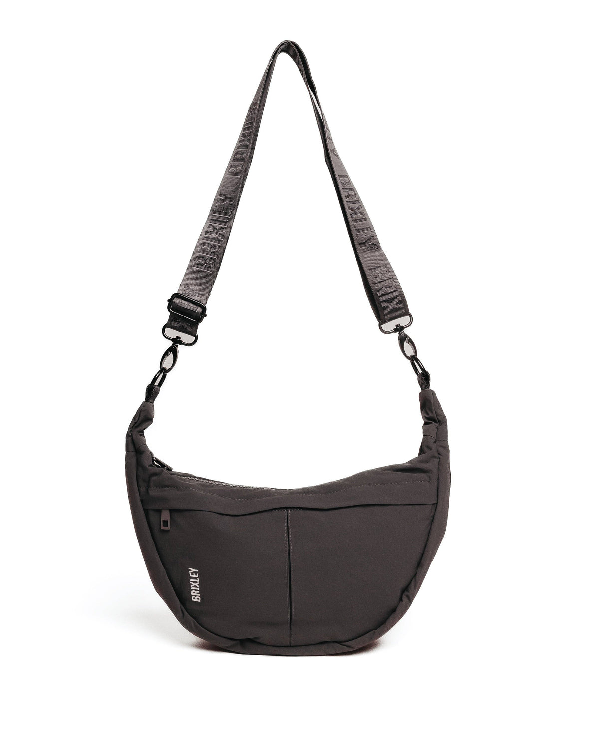 Gray Crescent Bag