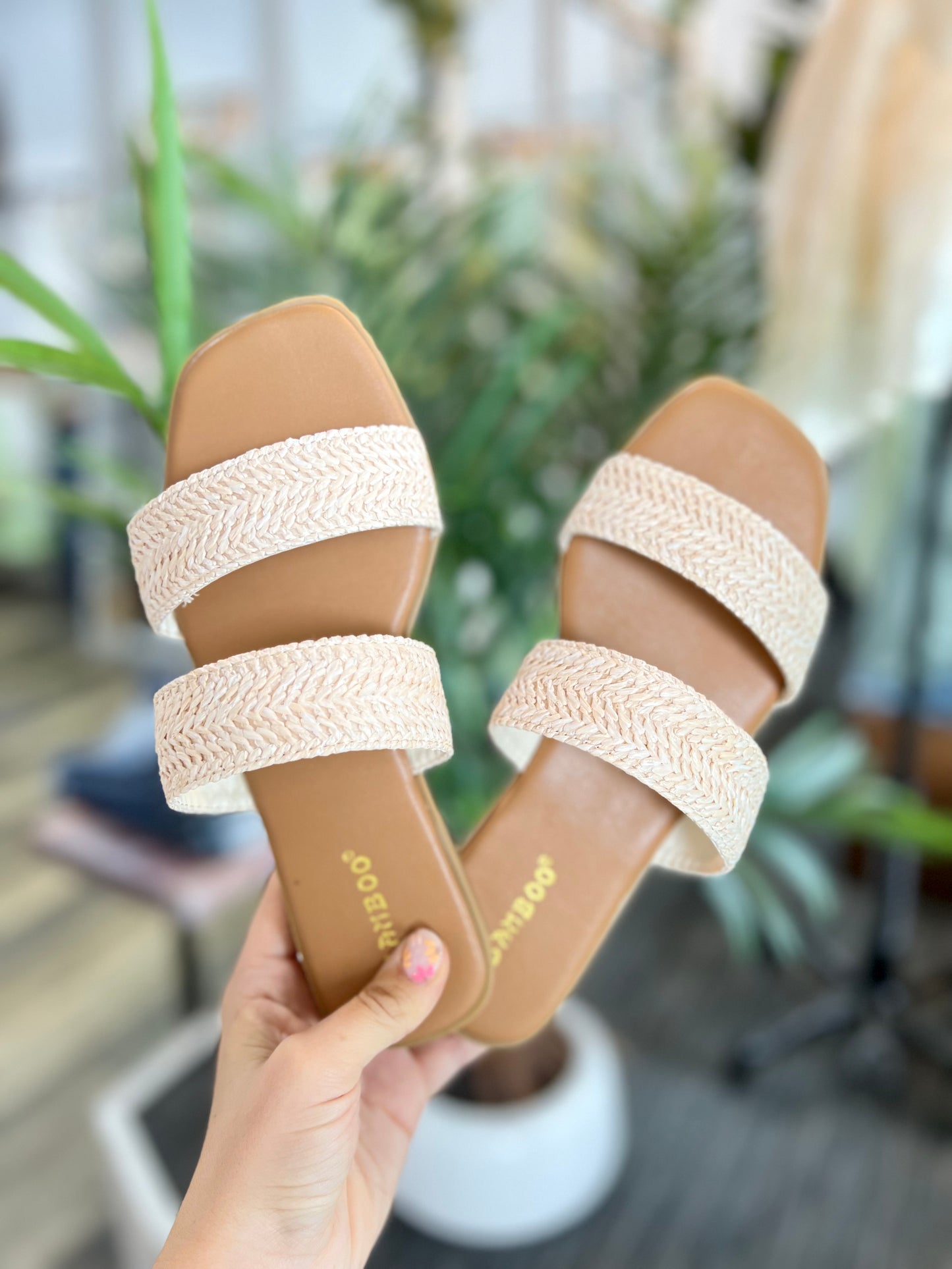 Braided Double Strap Sandal