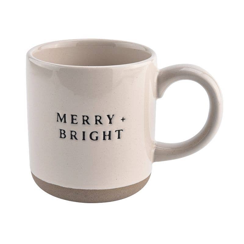 Merry and Bright Coffee Mug - 14 oz - FINAL SALE