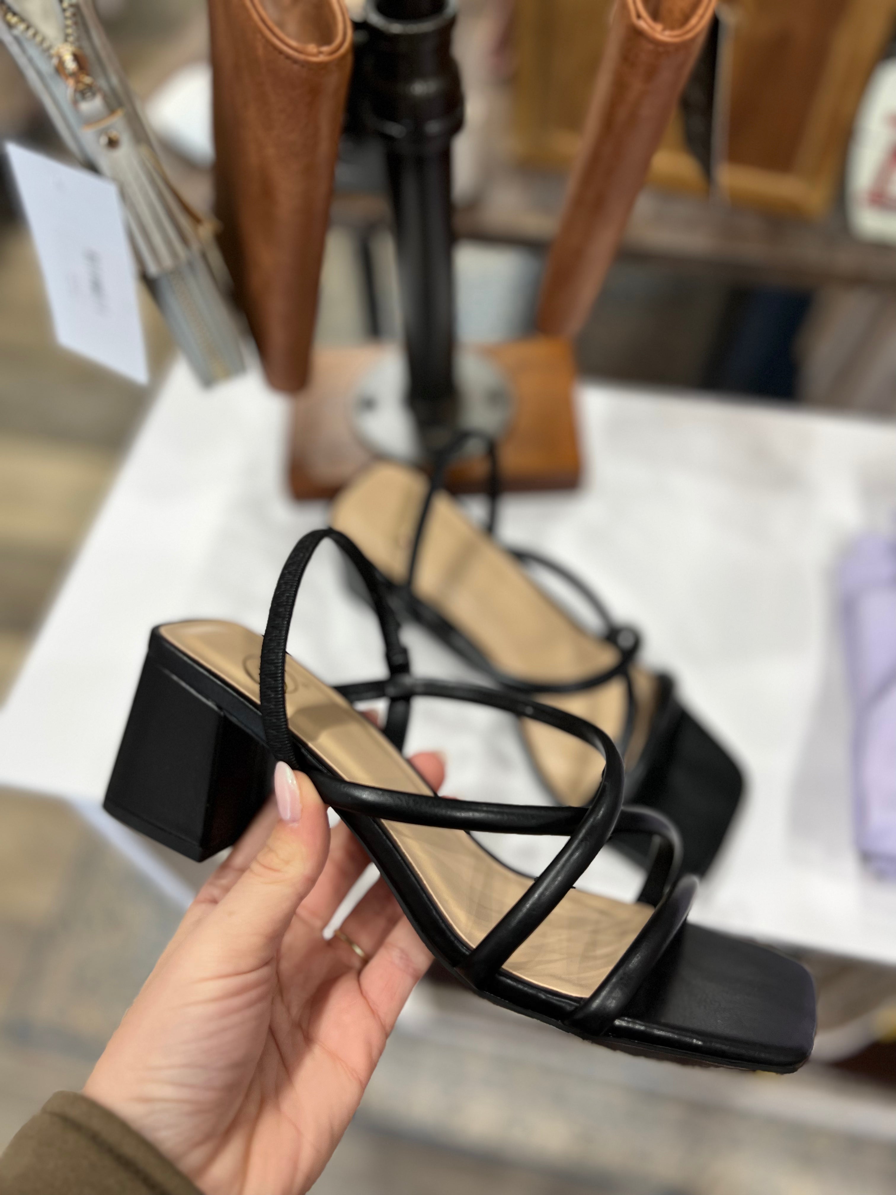 Black Dress Sandal - FINAL SALE